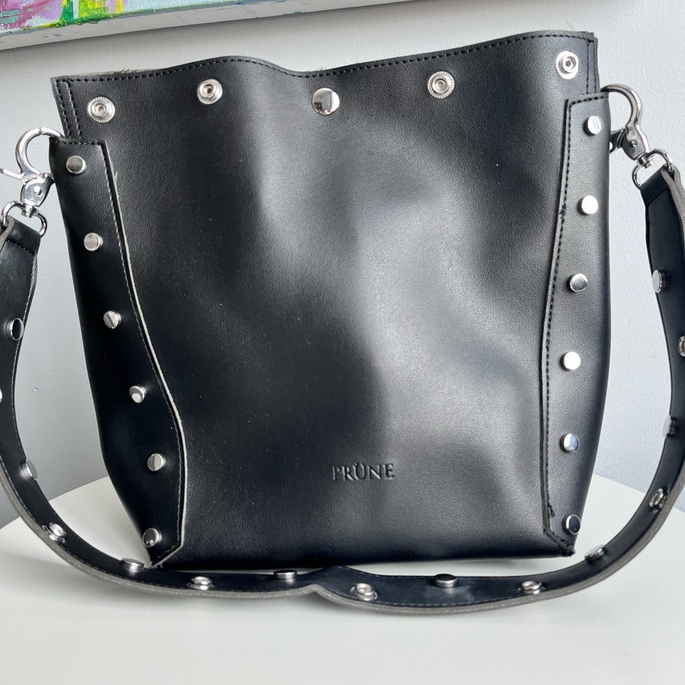 NWOT Prune Black Studded Women's Bag